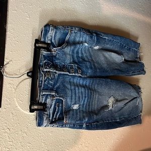 Women’s high rise jean shorts